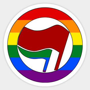 LGBTQ Antifascist Action Sticker